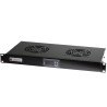 Ventolazione armadi techy 2 ventole 1u per rack 19'' con