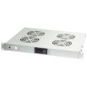 Ventolazione armadi techy 4 ventole 1u per rack 19'' con