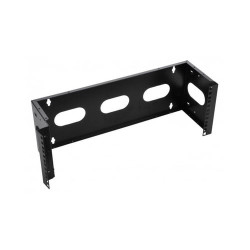 Staffa di montaggio techly da muro 19'' easyline 4u con 3