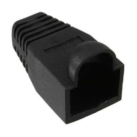 Passacavo di protezione plug inline rj45, nero, 10pz [74011z]