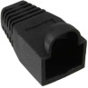 Passacavo di protezione plug inline rj45, nero, 10pz [74011z]