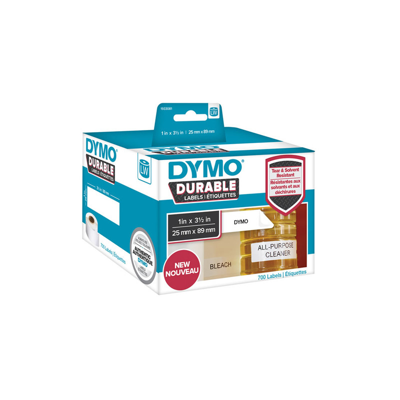 Nastro etichettatrice dymo lw durable 25 x 89 mm 2x 350 pcs [1933081]
