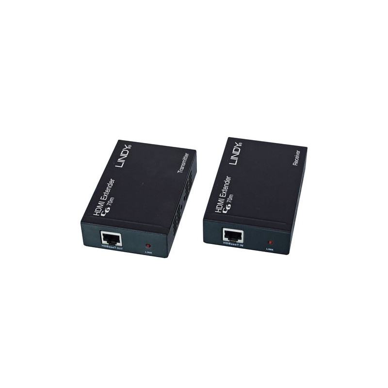 Extender hdmi lindy 70m c6 4k con hdbaset technologie [38139]