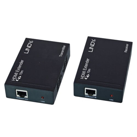 Extender hdmi lindy 70m c6 4k con hdbaset technologie [38139]