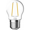 Lampadina gp lighting filament mini globe 2w (25w) 250 lm classe: