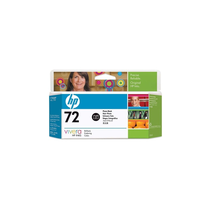 Cartuccia hp 72 nero da 130 mlcon vivera [c9370a]