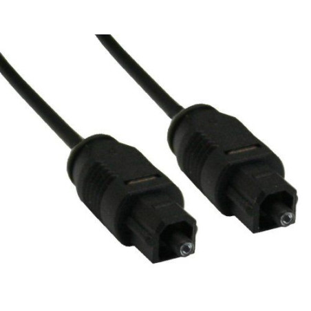 Cavo audio ottico digitale inline maschio/maschio, 10m, nero [89910a]
