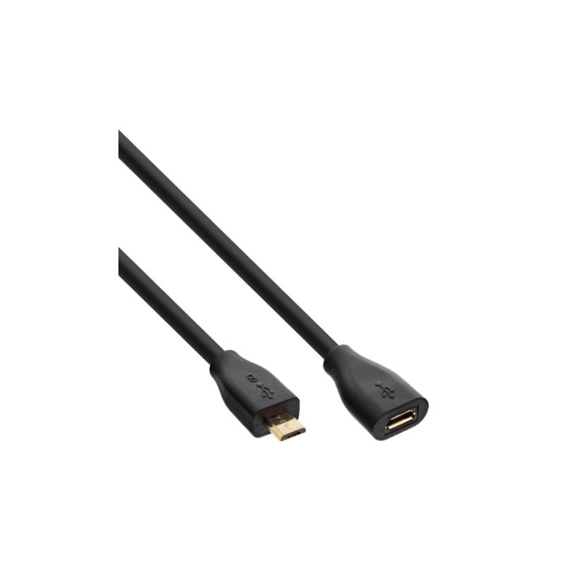 Cavo micro usb inline micro usb 2.0 tipo micro-b maschio / femmina,