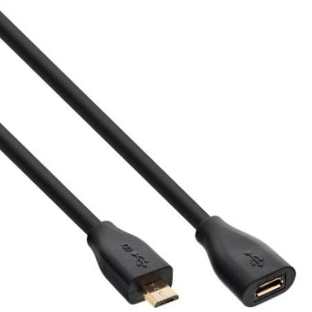 Cavo micro usb inline micro usb 2.0 tipo micro-b maschio / femmina,