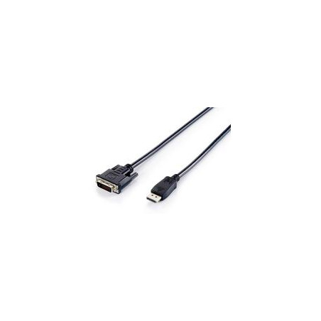 Cavo displayport equip su dvi (24+1)(s/s) 2.00m nero[119336]