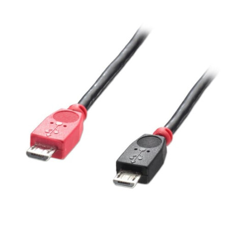 Cavo usb lindy 2 micro-b / micro-b otg, 1m micro-b st
