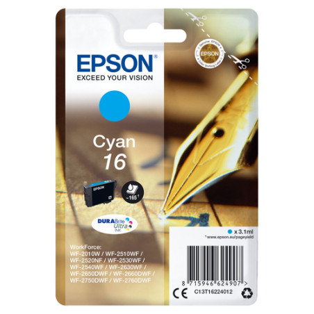 Cartuccia epson 16 ciano [c13t16224012]