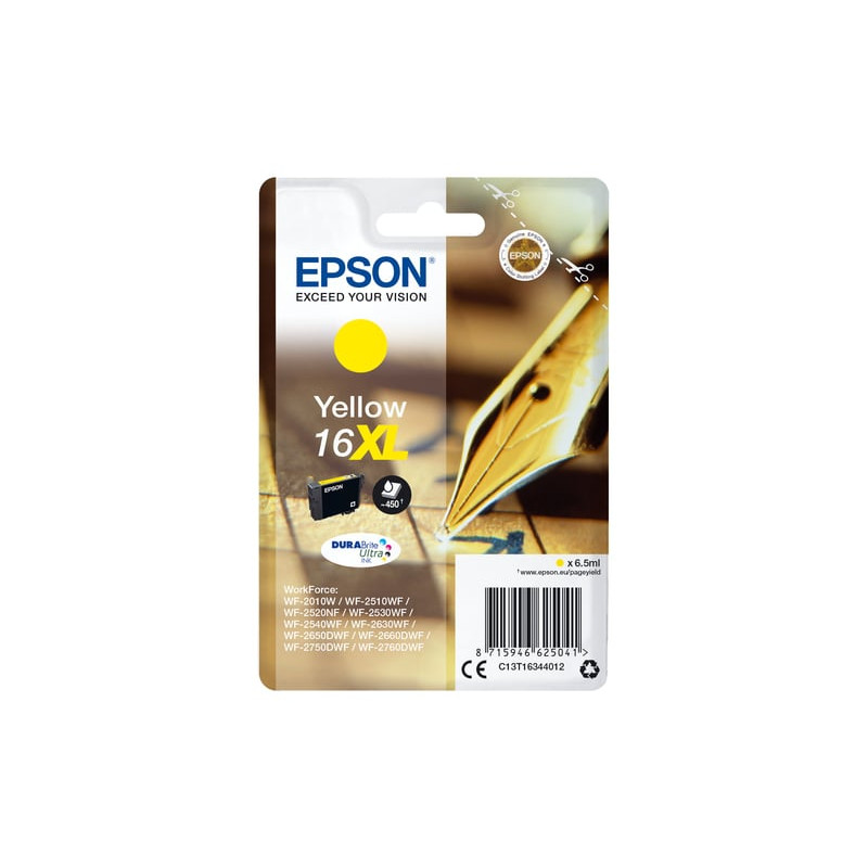Cartuccia epson 16 xl giallo [c13t16344012]