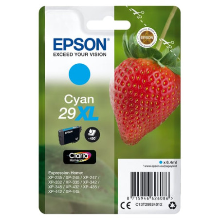 Cartuccia epson 29xl ciano erdbeere [c13t29924012]