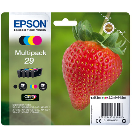 Cartuccia epson t29 c13t29864010 multipack [c13t29864012]