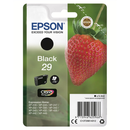 Cartuccia epson nero claria home 29 t 2981 [c13t29814012]