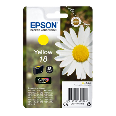 Cartuccia epson 18 daisy [giallo] [c13t18044012]