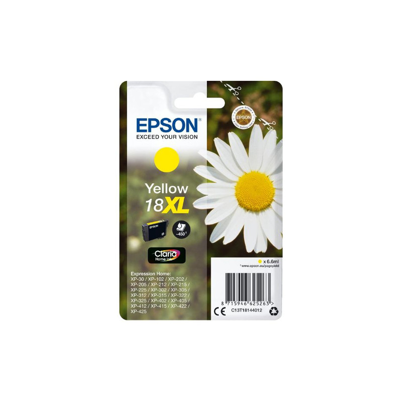 Cartuccia epson 18xl daisy 6.6ml giallo [c13t18144012]