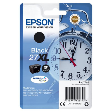 Cartuccia epson 27xl alarm clock [nero] [c13t27114012]
