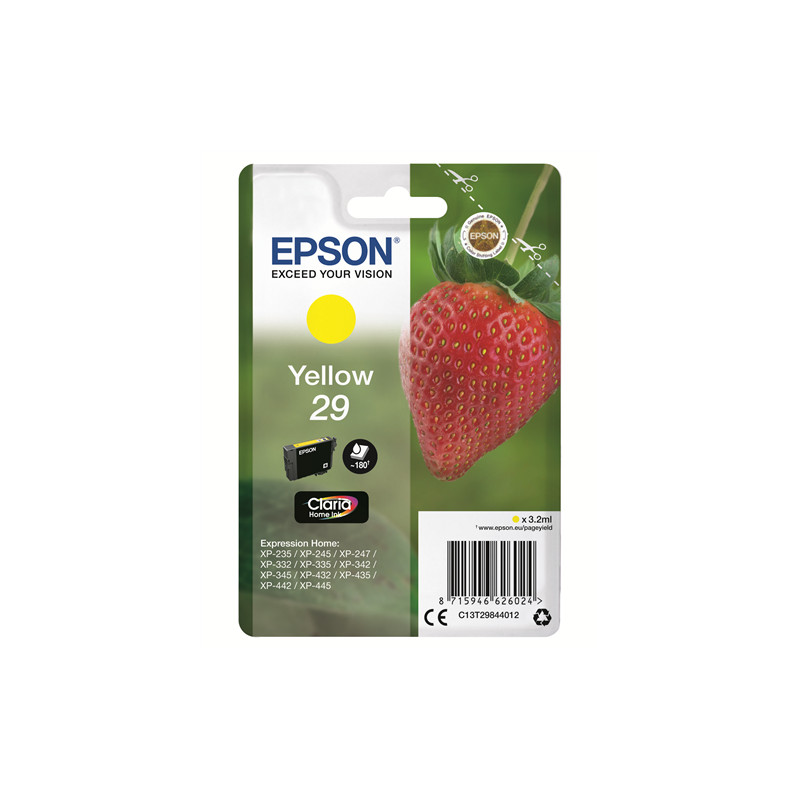 Cartuccia epson 29 strawberry [giallo] [c13t29844012]