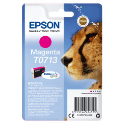 Cartuccia epson t0713 cheetah [magenta] [c13t07134012]
