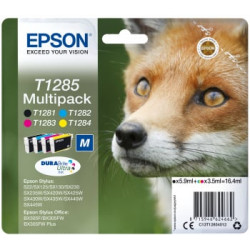Cartuccia epson t1285 fox multi [black/cyan/magenta/yellow] [c13t12854012]