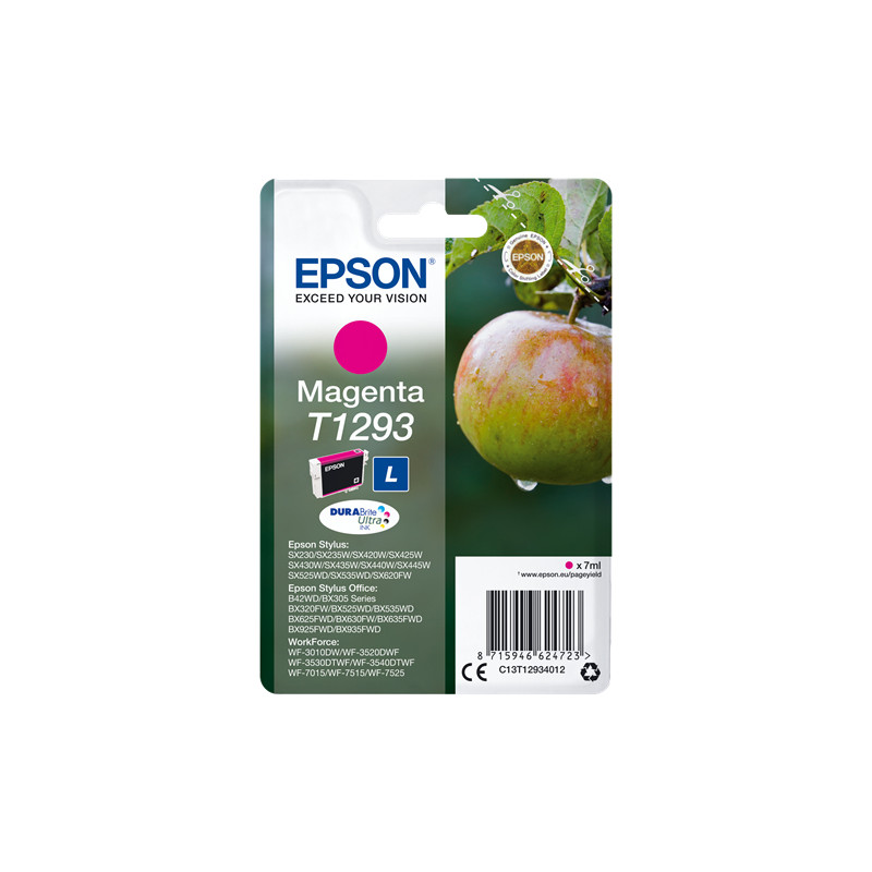 Cartuccia epson t1293 apple [magenta] [c13t12934012]