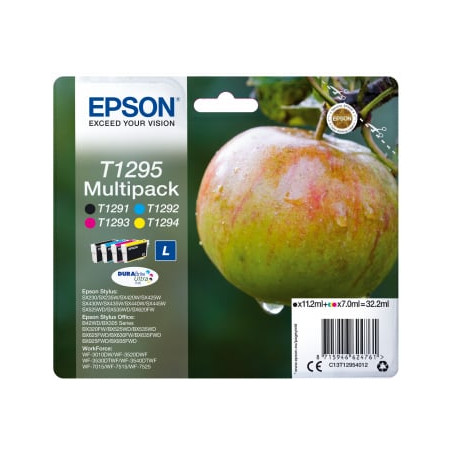Cartuccia epson t1295 apple multi [black/cyan/magenta/yellow] [c13t12954012]