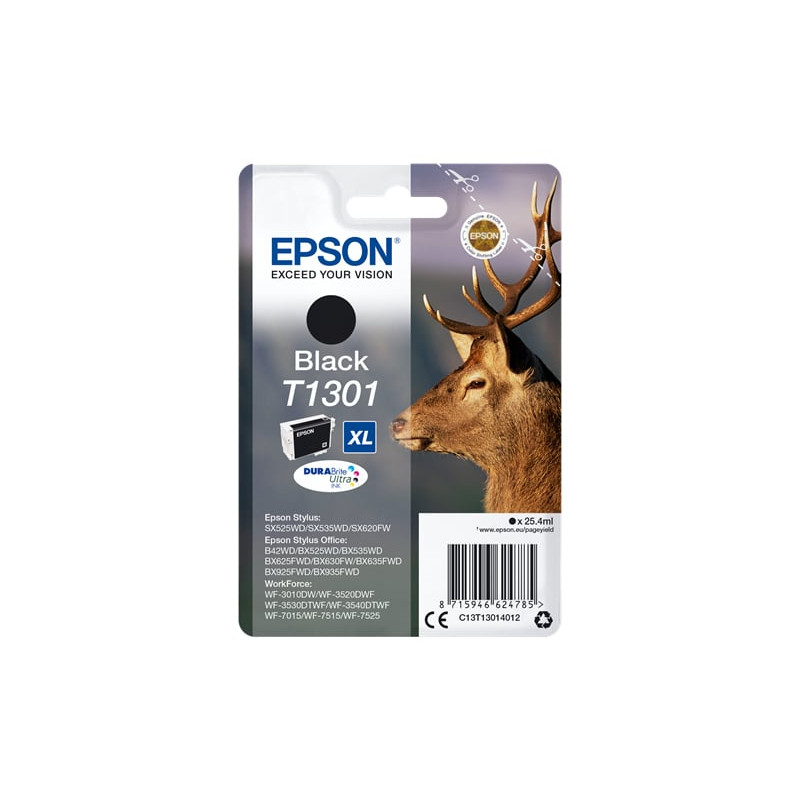 Cartuccia epson t1301xl stag [nero] [c13t13014012]