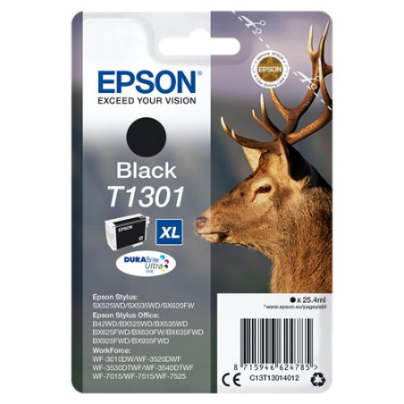 Cartuccia epson t1301xl stag [nero] [c13t13014012]