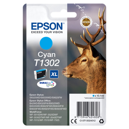 Cartuccia epson t1302xl stag [ciano] [c13t13024012]