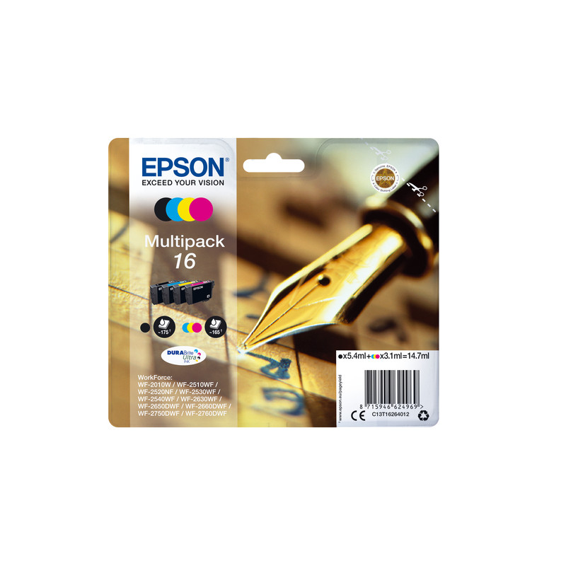 Cartuccia epson multipackper wf-2510wf, wf-2520nf, wf-2530wf