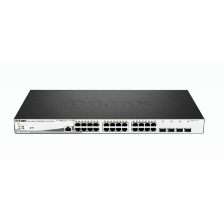 Switch d-link 24 porte gigabit poe + 4 porte sfp jumbo frame