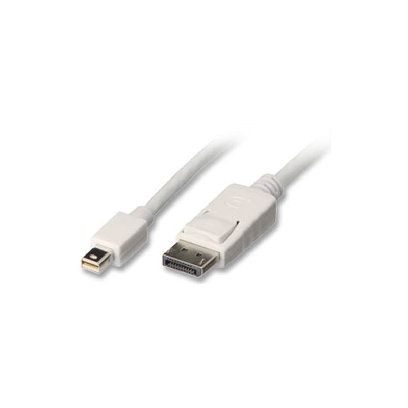 Cavo displayport lindy mini dp su dp bianco 2m minidisplayport su