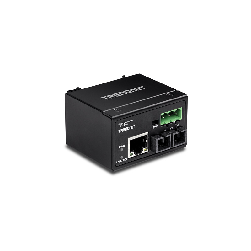 Converter trendnet industrial 100base-fx single m. sc 30km ip