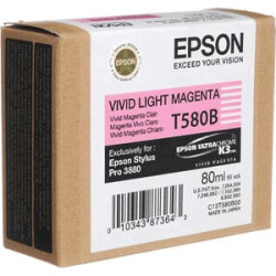 Cartuccia epson magenta chiaro ultrachrome k3 (80ml). [c13t580b00]