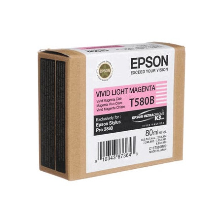 Cartuccia epson magenta chiaro ultrachrome k3 (80ml). [c13t580b00]
