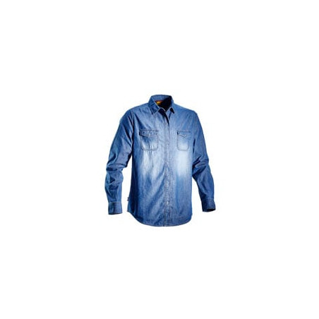 Camicia denim blu washing xxl shirt diadora [diadora ]