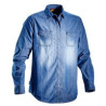 Camicia denim blu washing xxl shirt diadora [diadora ]