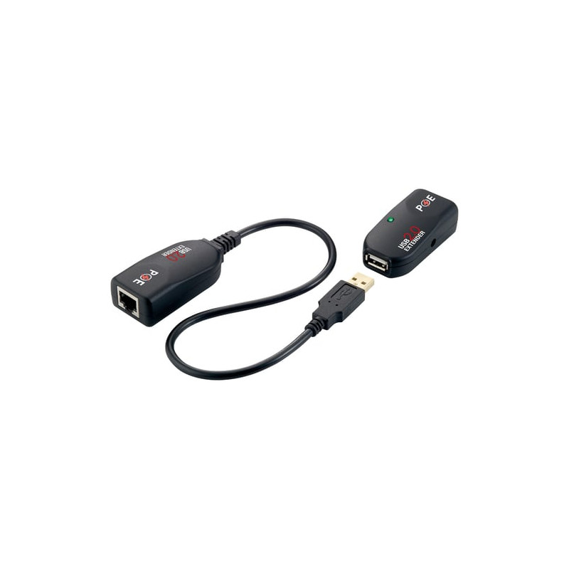 Prolunga usb logilink 2.0 cat5 50m poe [ua0207]
