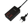 Alimentatore usb logilink, 6 port, 32w, nero [pa0139]