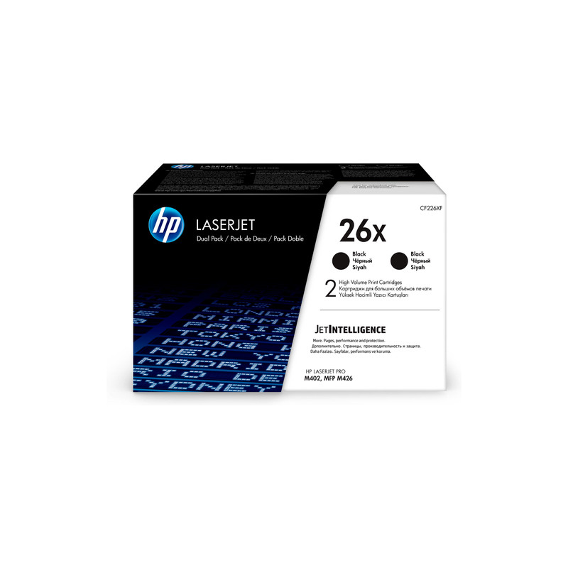 Toner hp cf 226 xd nero no. 26 x [cf226xd]