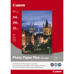 Carta fotografica canon sg-201 a 4 20 fogli 260 g [1686b021]
