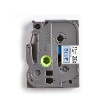 Nastro brother tze531 12mm nero/blu [tz531]