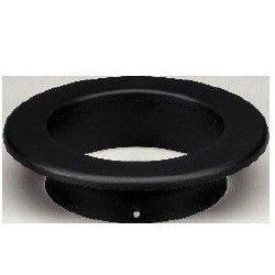 Rosone per tubo save fumisteria 1209, nero opaco