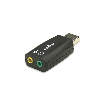 Adattatore manhattan usb 2.0 a 2x 3.5mm m/f [dac-879]