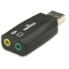Adattatore manhattan usb 2.0 a 2x 3.5mm m/f [dac-879]