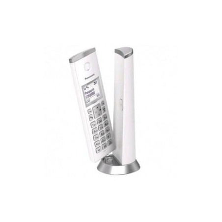 Telefono cordless panasonic kx-tgk210 bianco/grigio