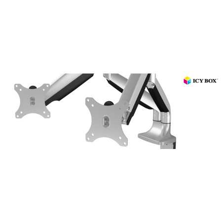 Supporto da tavolo icybox per monitor 10'' regolabile in