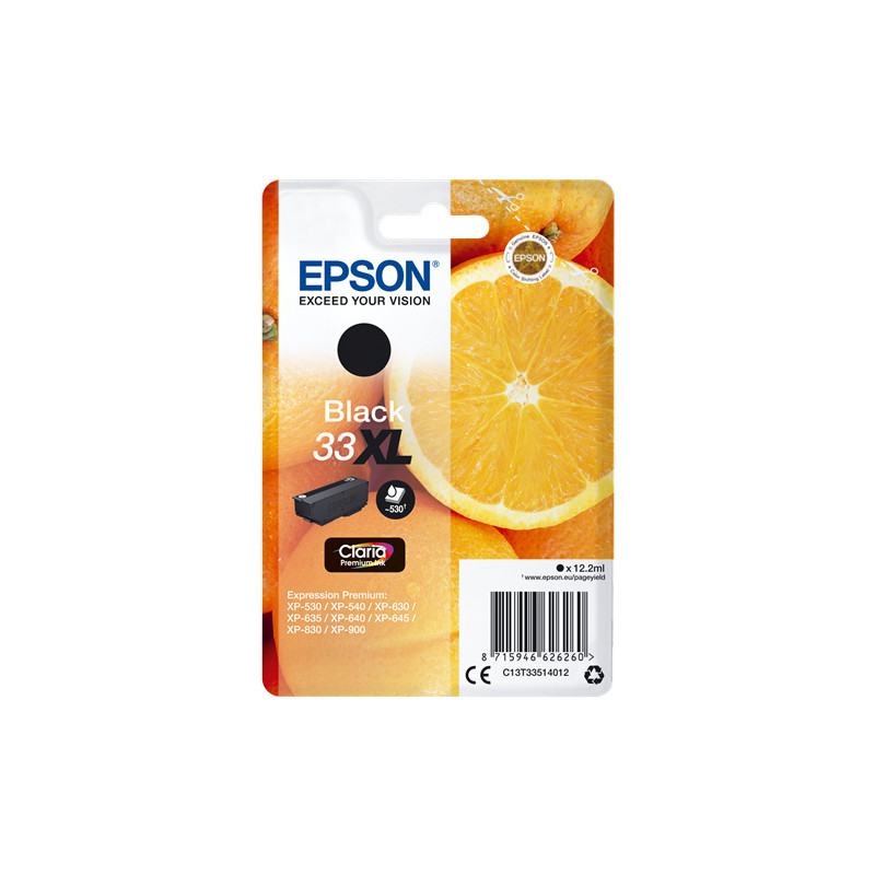 Cartuccia epson nero xl serie arance per xp-630 xp-830 xp-635